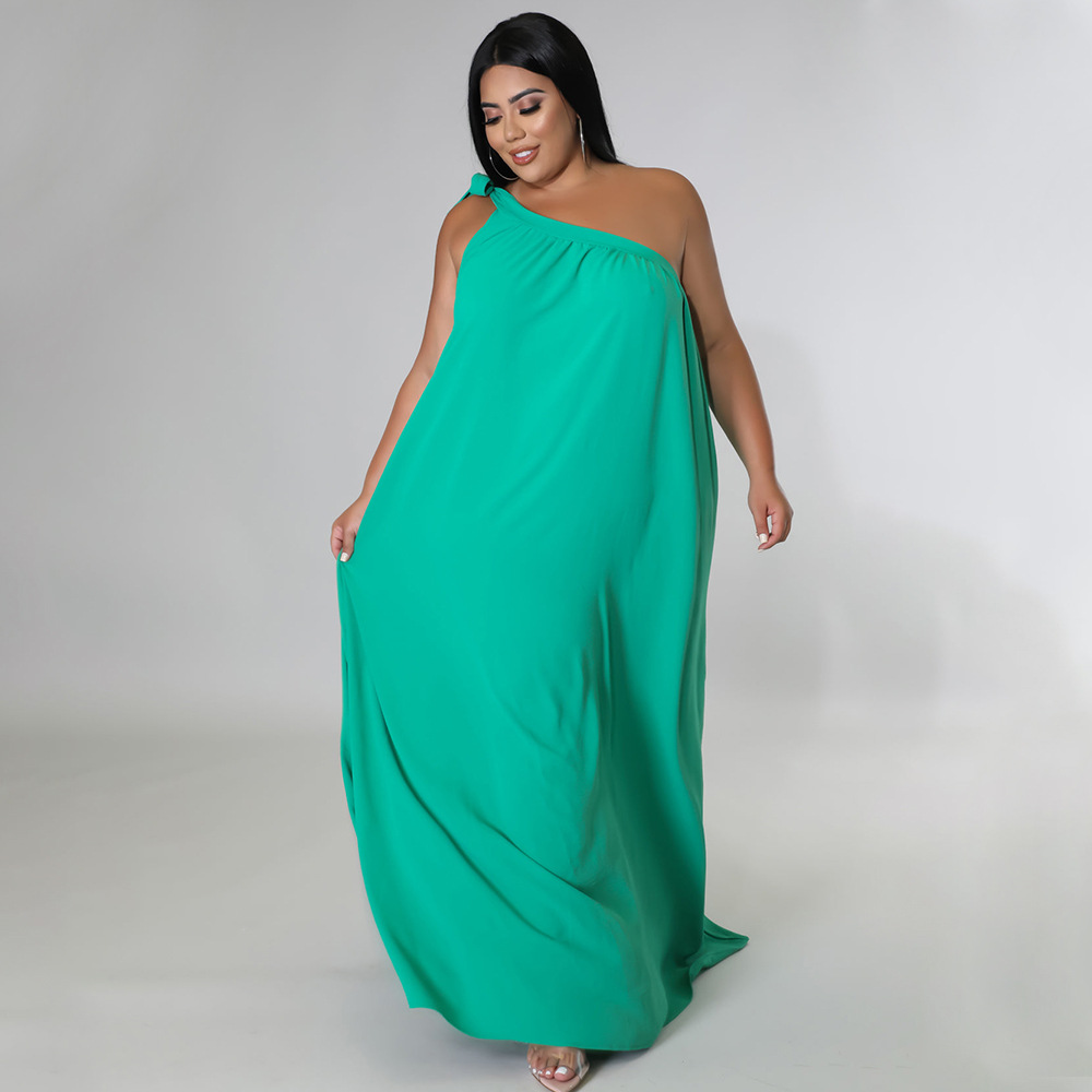 Polyester, Chiffon Fabric Type Loose Waist Waist Line Wholesale Casual Commute Solid Color Daily Collarless Sleeveless Swing Dress