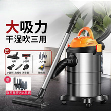 超静音大功率手持式吸力干湿小型吹桶式吸尘器吸尘器家用