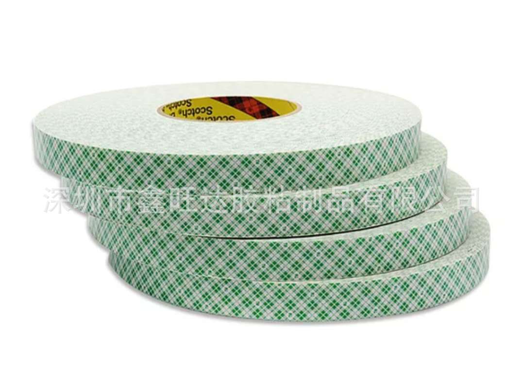 3M4032 cinta adhesiva de doble cara de espuma de esponja sin costura fuerte de espuma industrial blanca