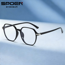 新款时尚可配度数平光镜金属全框防蓝光眼镜休闲百搭近视框架眼镜