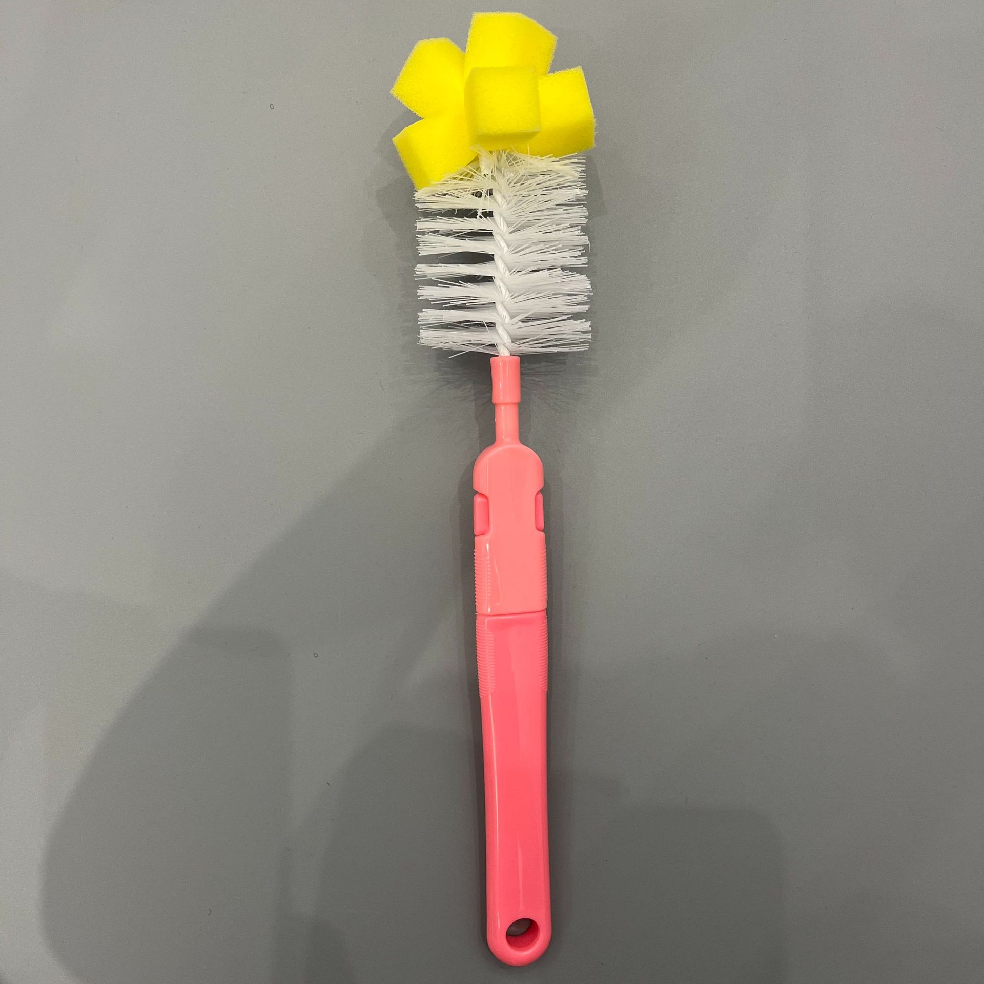 Venta directa de fábrica de cepillo para biberones, cepillo para limpiar biberones, cepillo plegable para vasos, cepillo para vasos con mango largo extraíble