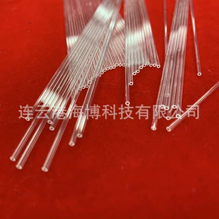 石英毛细管 透明石英毛细管 微小口径石英玻璃管 透明石英排气管