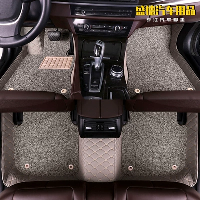 Modelə uyğun ayaqaltı: Supplied from the Source Manufacturer, One-Piece - five-seat-car-mat-gray-black-gray-double-layer