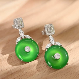 莫桑钻;戒指;耳钉