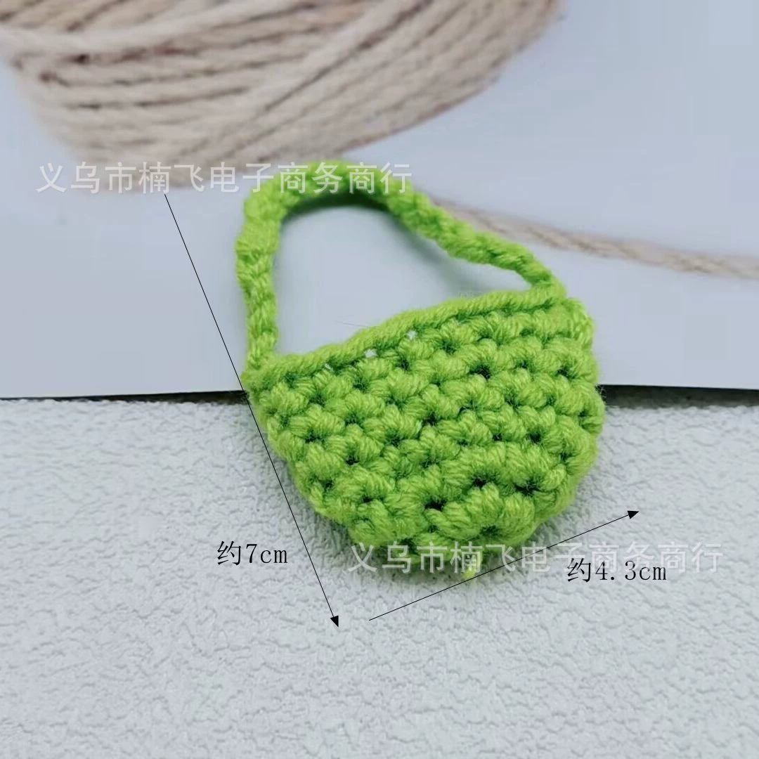 Маленькая плечевая сумка, наушники, сумка для оборудования HANDMADE, кошелек, милый вышитый крючком, bluetooth, DIY