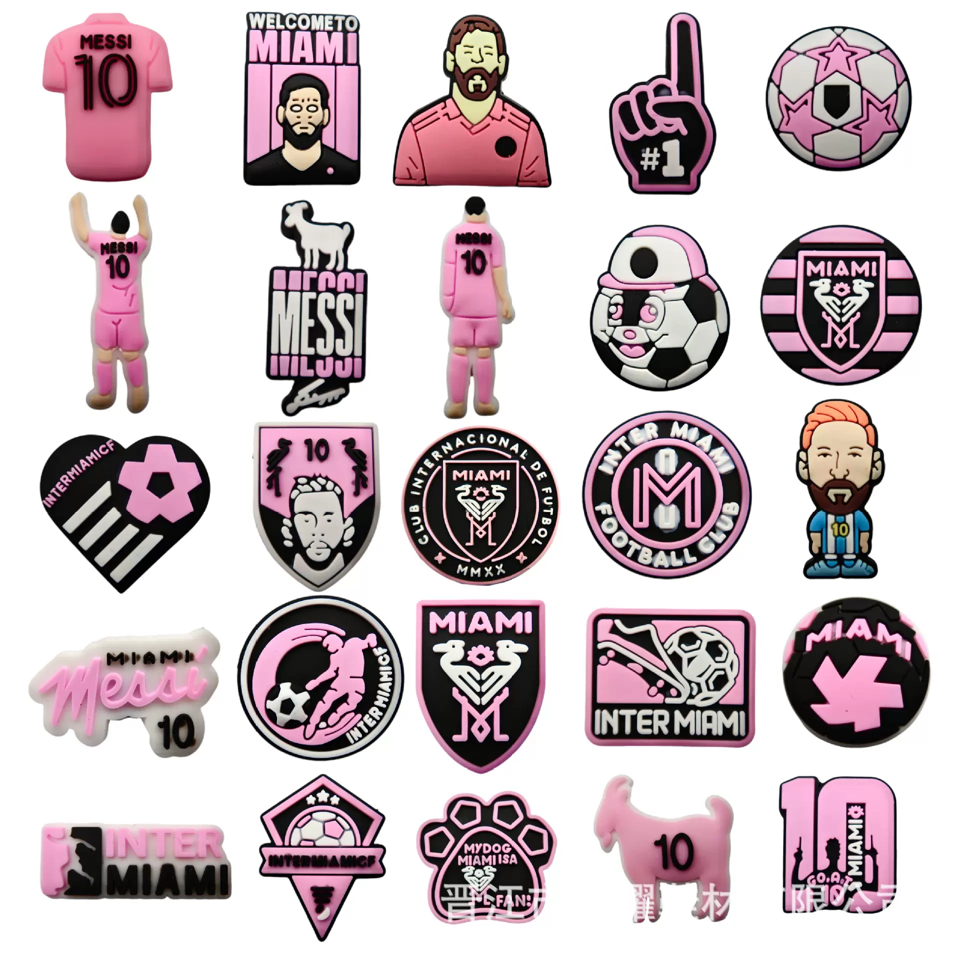 运动足球卡通洞洞鞋鞋花鞋扣diy可拆卸鞋装饰扣配饰现货批发