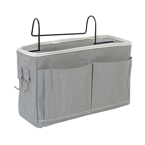 College student dormitory ceiling basket bedside shelf fabric bed side hanger upper bed storage gadget