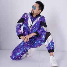 狂欢节舞台装欧美8090年代复古运动衣活力舞蹈运动健身操滑雪服装
