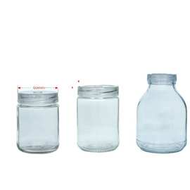 玻璃组培瓶240ml透明虫草瓶幼苗培养瓶菌瓶兰花瓶批发