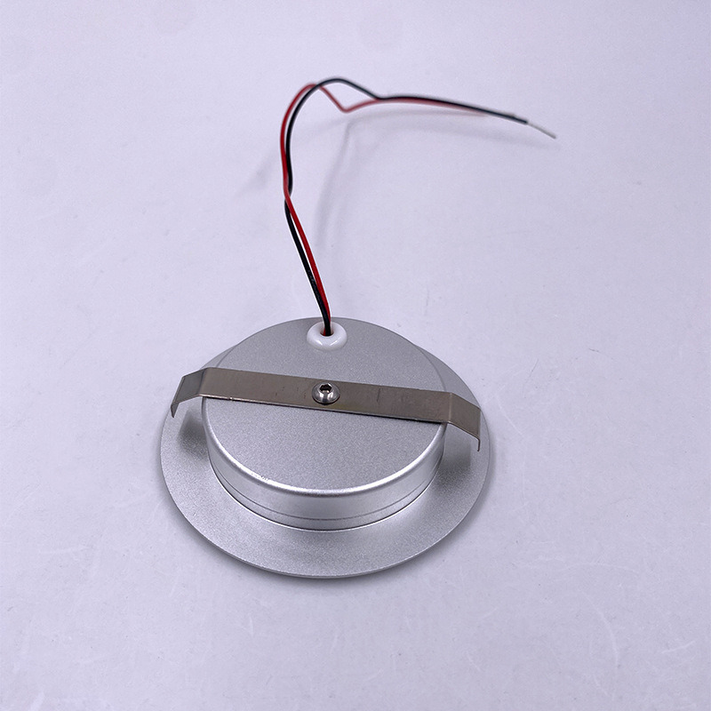 12V/24V incrustado IP65 impermeable oculta pequeña luz redonda LED luz del Gabinete 3W agujero abierto vino gabinete escaparate Luz