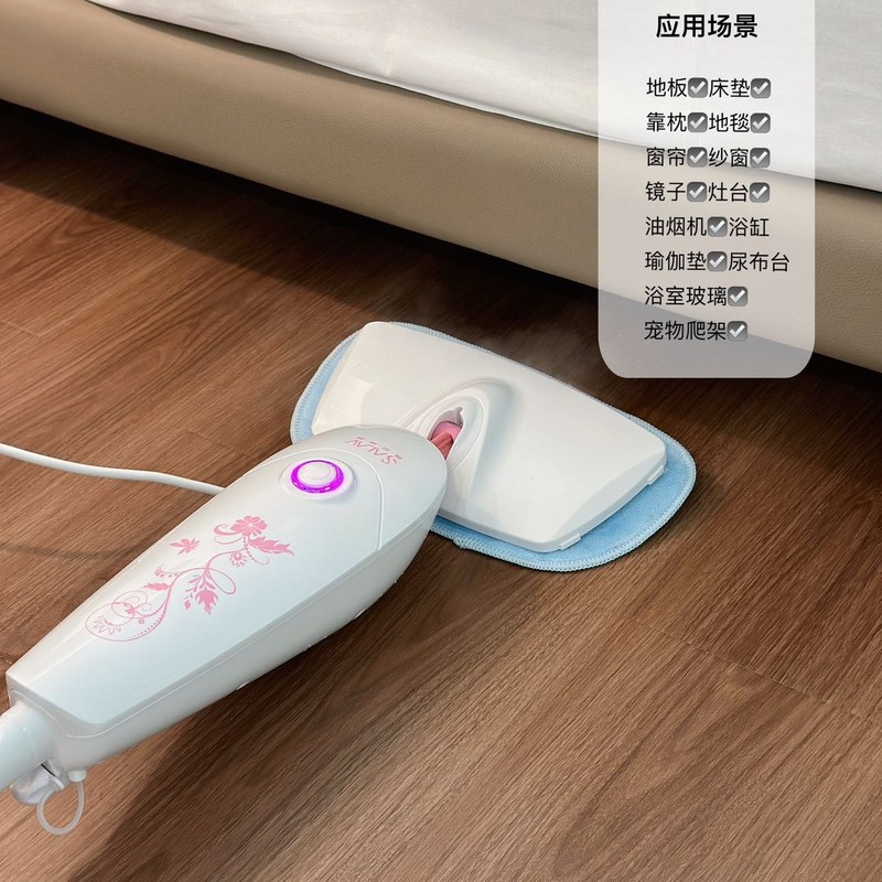 蒸汽拖把电动家用高温蒸汽厨房擦地清洁拖把多功能除螨杀菌擦地机|undefined