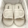 Slippers, demi-season white footwear, internet celebrity, Korean style