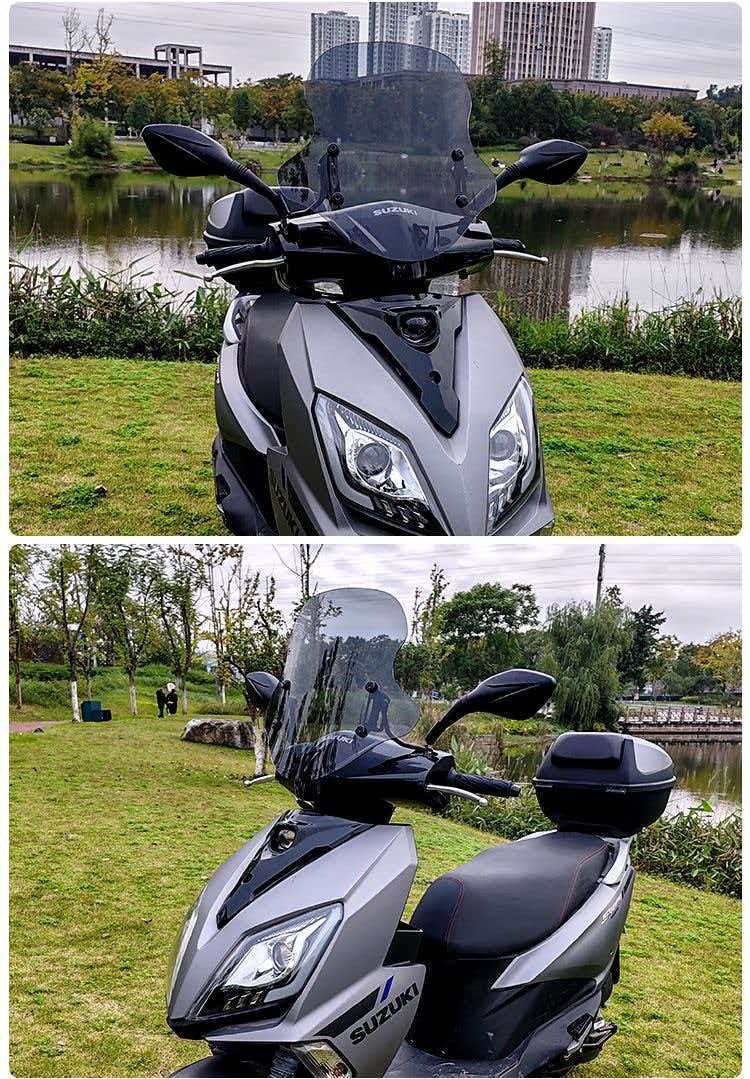 Front Windshield Panel Modification Accessories for Suzuki Haojue Electric Scooter, Cold Protection