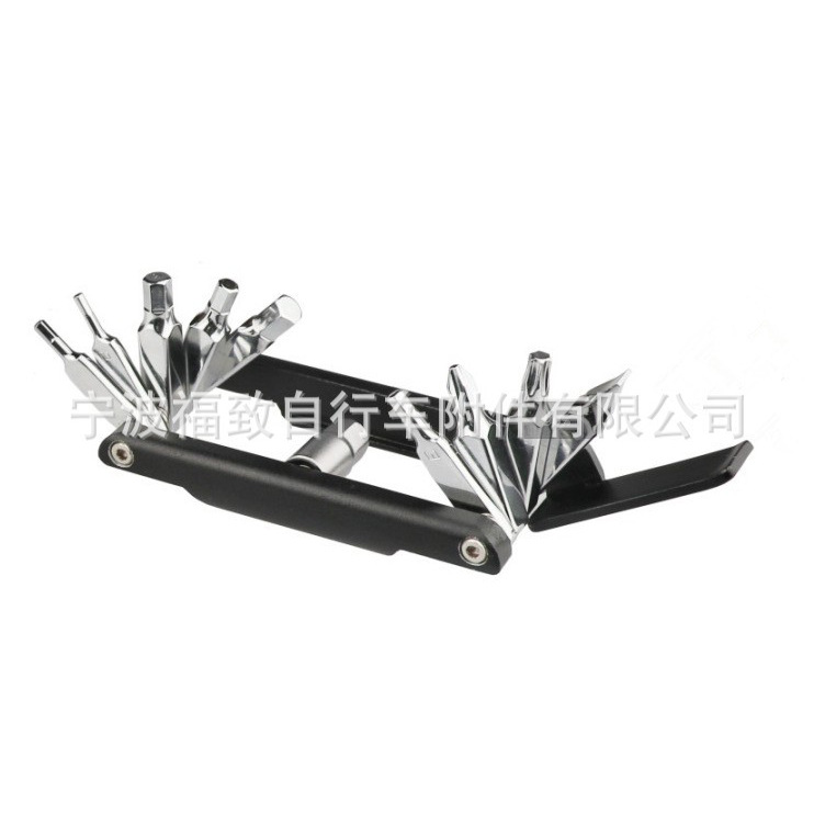 自行车维修五金工具出口欧美带开瓶器内六角撬棍多功能工具