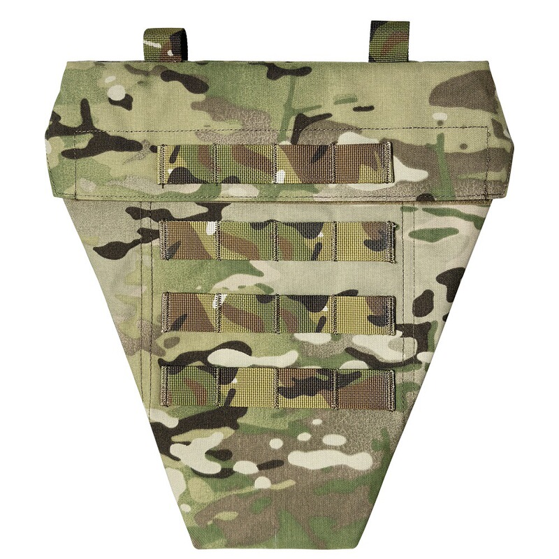 Uniontac Tactical Vest Crotch Protection Shield Multi-Purpose Vest with Hanging Bag Protective Abdominal Bag with Inner Padding