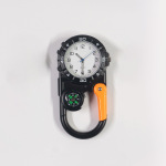 怀表户外多功能传统指南针挂扣石英表运动炫彩登山扣表便携计时