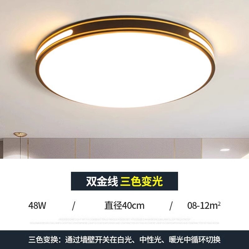 2025 新しい雰囲気のリビングルームランプモダンでシンプルな家全体の天井ランプ寝室レストランシャンデリア中山照明器具|undefined