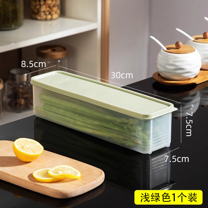 麺収納ボックス食品グレードの大容量長方形プラスチック鮮度保持ボックス多機能キッチン穀物密封ボックス|undefined