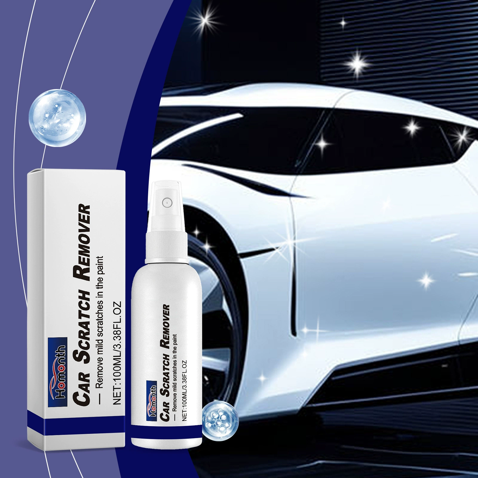 Трансграничные спрей для автомобильных царапин