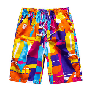 Summer beach shorts for men on vacation at the seaside 3D printed surf shorts shorts beach shorts