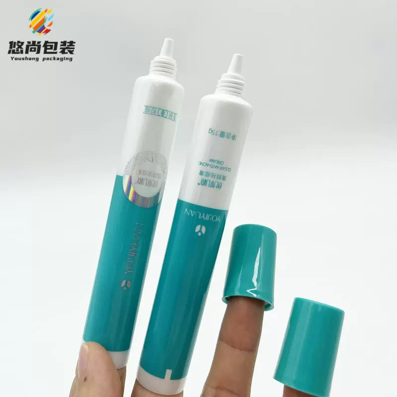 生产10g15g20g尖嘴长嘴细嘴软塑料管包材 全塑PBL管 铝塑ABL管