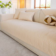 简约风加厚纯棉沙发垫2025新款秋冬款防滑耐磨套罩坐垫子跨境专供