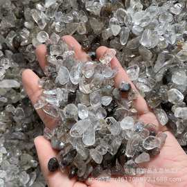 厂家直供闪灵钻水晶碎石白水晶黄水晶紫水晶绿东陵香薰蜡烛装饰