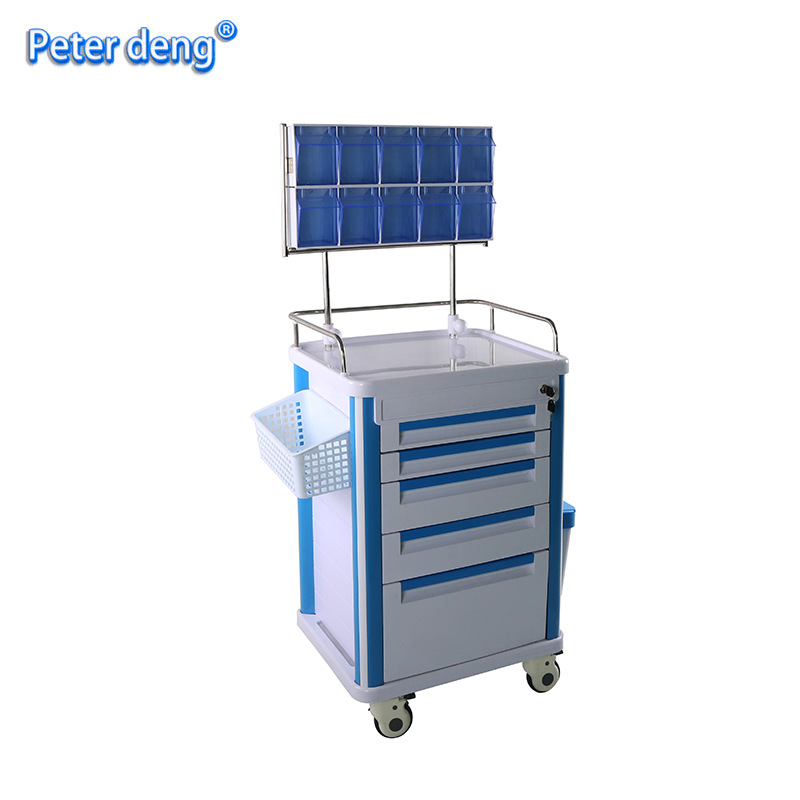 麻醉车放药推车门诊药品麻醉工具车 多功能护理急救换药治疗车