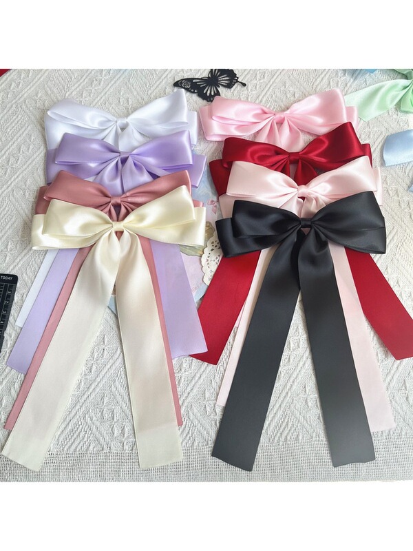 Finished Colorful Ribbon Bow Decorations for Weddings, Festivals, Birthdays, Balloons, Glass Doors, and Window Displays Finished Colorful Ribbon Bow Decorations for Weddings, Festivals, Birthdays, Balloons, Glass Doors, and Window Displays