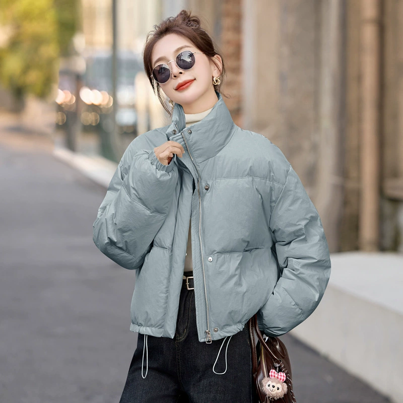 Fashionable short down jacket, 2024 years, oversize, for teenagers