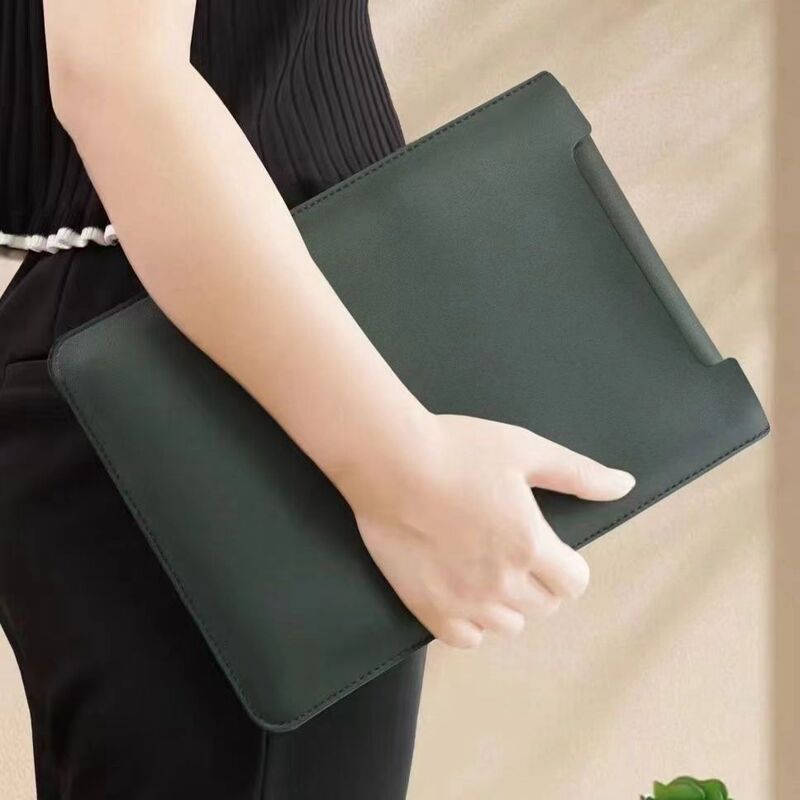 Laptop bag for macbook inner bag light solid color wear-resistant shockproof ipad protective case