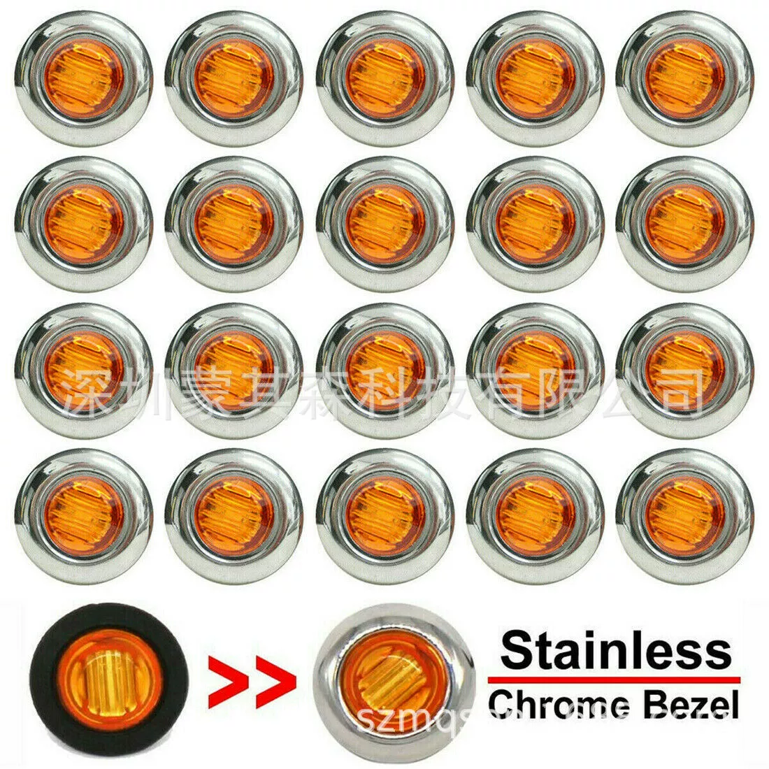 Светодиодные фонари-пули MK-118 3/4 дюйма, металлические, для автомобилей и грузовиков, хит продаж