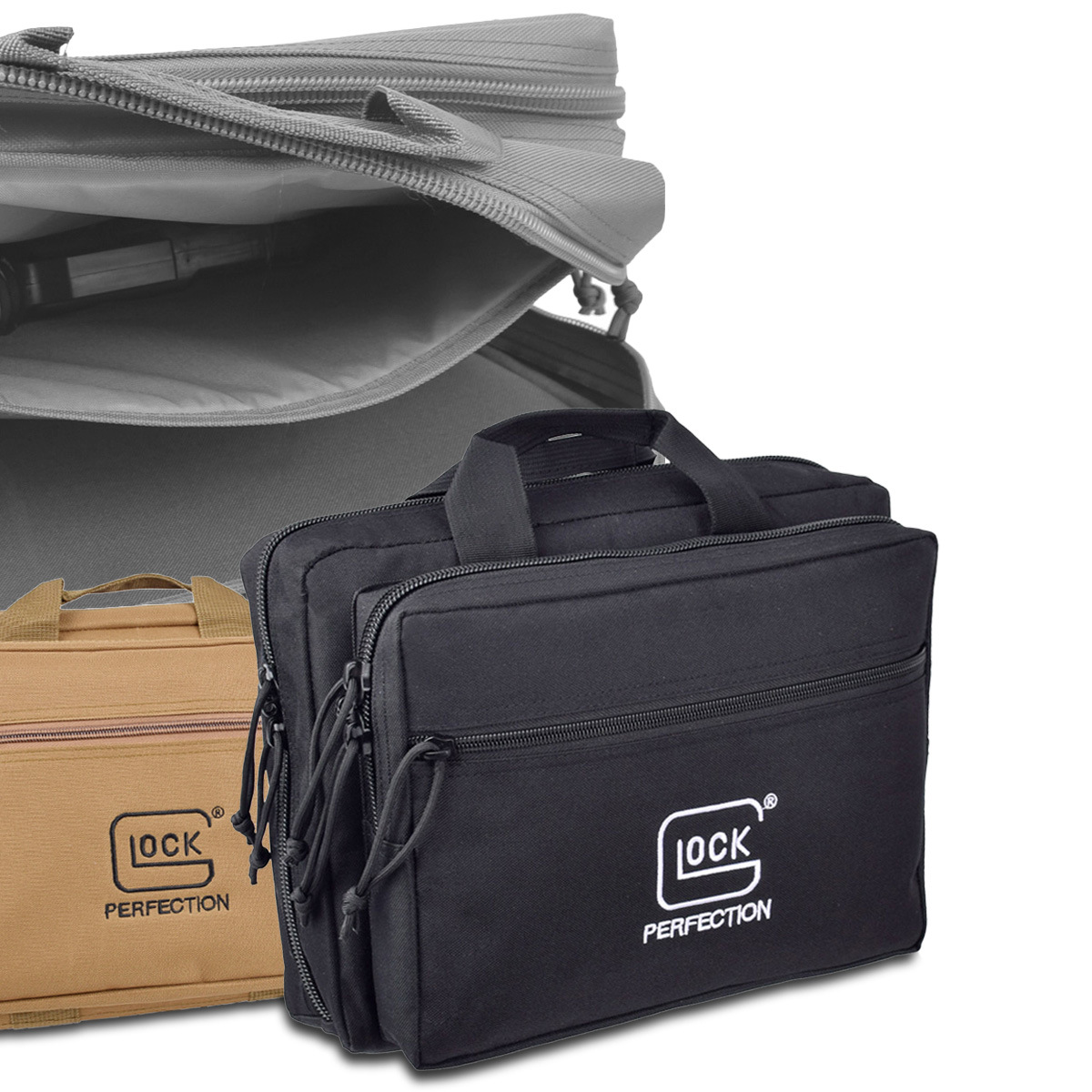 High Elasticity GLOCK Tool Wear-resistant Waterproof Zipper Outdoor Convenient Glock Tactical Handheld Gun Bag_voghion.com