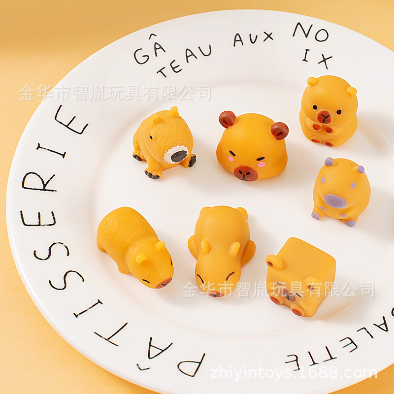国境を越えた売れ筋カピバラピンチカピバラ減圧ピンチかわいい動物新しい子供のおもちゃ団子卸売|undefined
