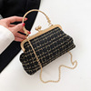 Fashionable chain, shoulder bag, trend one-shoulder bag, 2023, autumn, trend of season