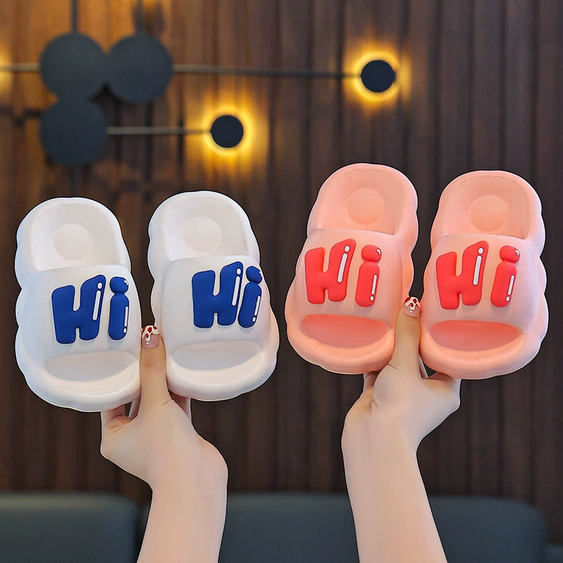 Тапки для родителей и детей, летняя девушка из трех человек