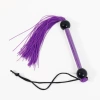 Purple two beads plus plastic tube mini rubber whip 29cm