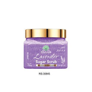 Roushun Lavender Body Scrub Lavender Scrub Is Refreshing and Suitable for Sensitive Skin