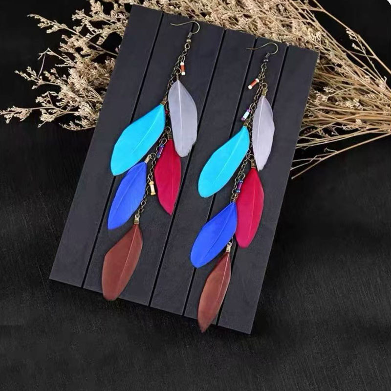 55-retro long feather (color)