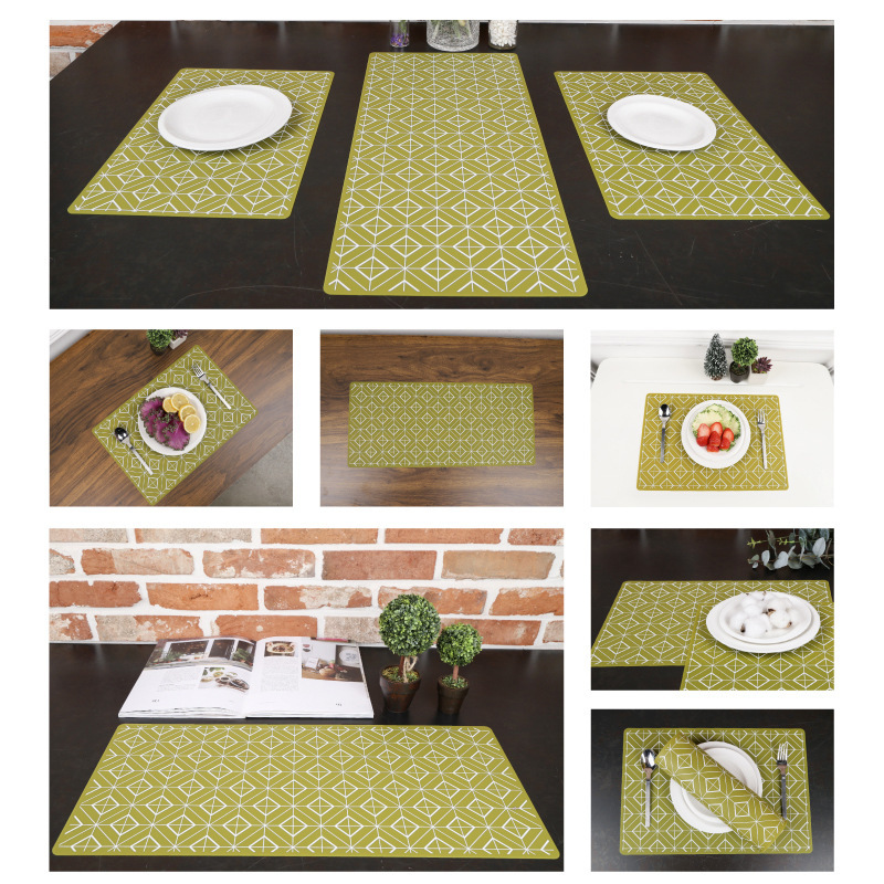 Western cushion food -grade silicone meal cushion pattern printing…