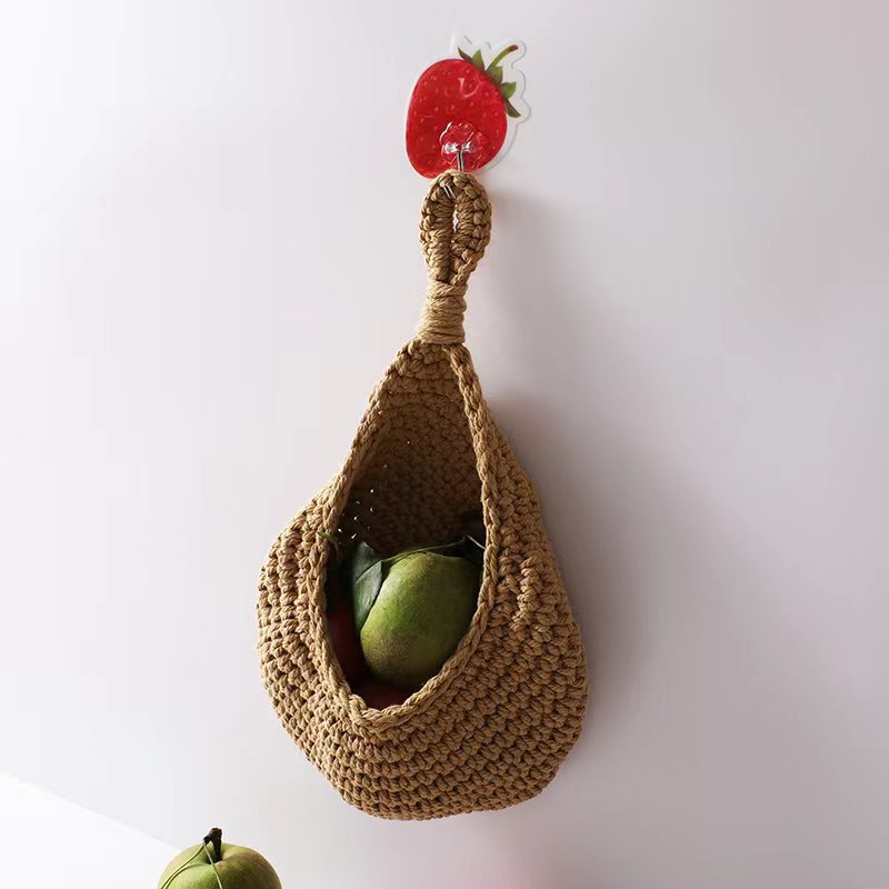 Vacation Solid Color Cotton Rope Storage Basket 1 Piece display picture 3