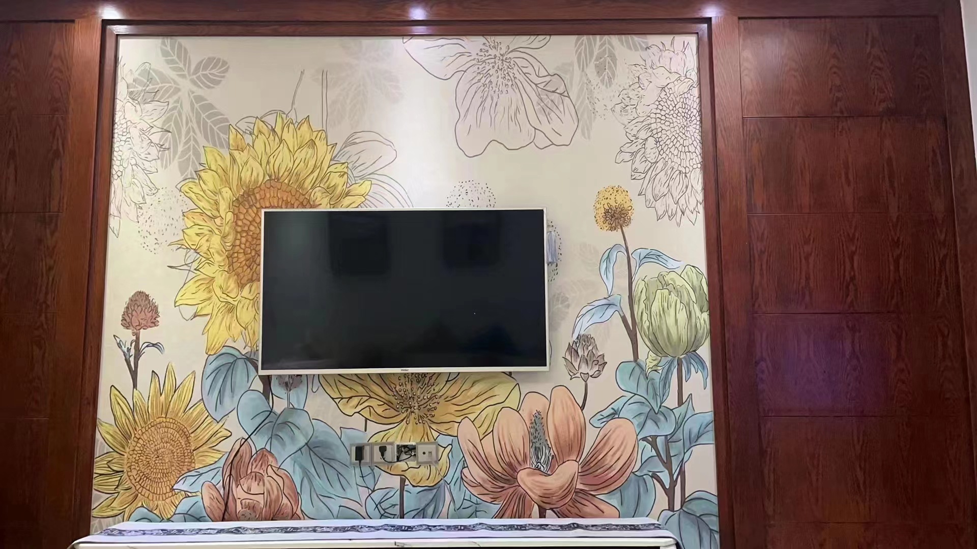 现代简约背景墙手