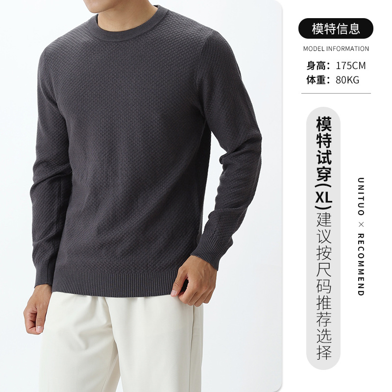 Hombres viejos estilo de piña estilo retro americano jersey de punto suéter hombre lujo ligero chaqueta de manga larga camiseta ropa hombre