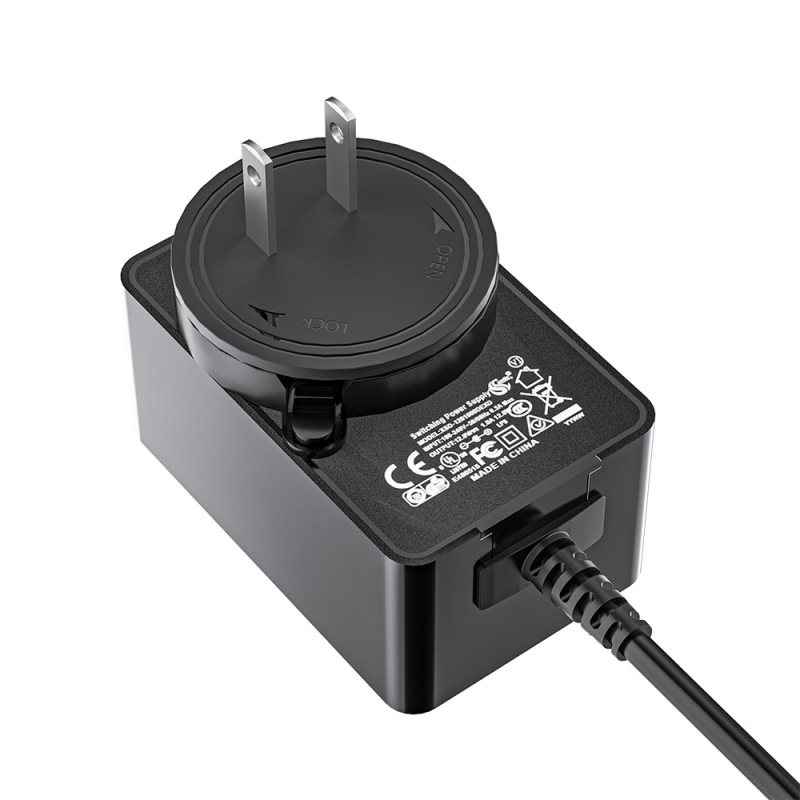 5V3A電源アダプタ変換ヘッド付き多国籍認証サブウーファ音響筋膜ガン電源アダプタ18W|undefined