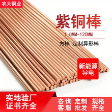 t2紫铜棒 高品质实心圆棒 新能源精密加工纯铜棒C1100红铜棒22