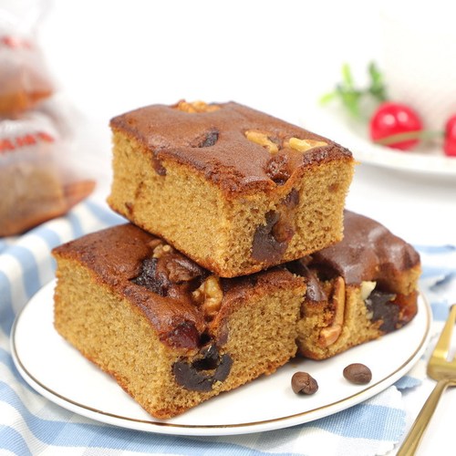 Walnut Jujube Cake Cashew Jujube Cake Steamed Rice Cake Date Paste Cake Bread Sugar Alcohol Snacks for the Elderly and Children