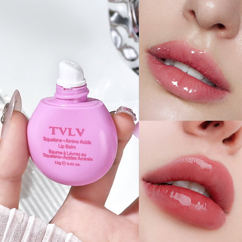 クロスボーダー TVLV スクワラン アミノ酸 リップクリーム 秋冬 保湿・保湿・リップライン軽減 乾燥防止 リップマスク エッセンス|undefined