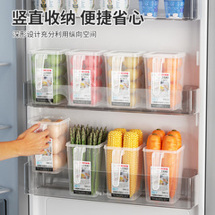 家庭用冷蔵庫のサイドドアの収納箱の台所の卵を新鮮に保つために、整理箱の内側のドアに蓋付きの収納箱の小さいサイズを分けます。