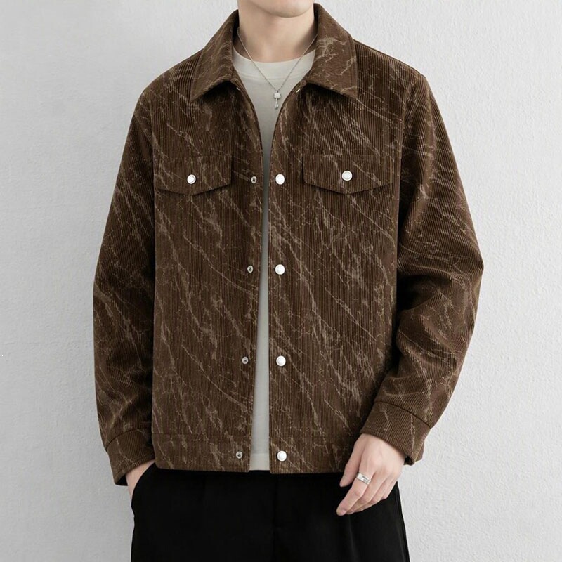 2026 new men's lapel jacket, Korean style, slim fit, fashionable casual outerwear, high-end, light business jacket