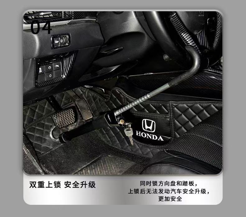 Car Steering Wheel Lock, Anti-Theft Lock, Thickened Anti-Pry Brake and Clutch Lock, Cross-Border Small Car Lock